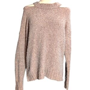 Moth by Anthropologie Size Small Cold Shoulder Sweater